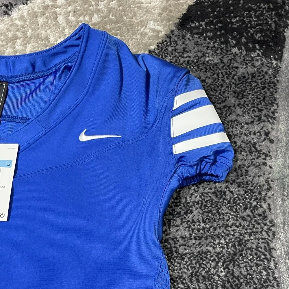 Nike Vapor Pro Practice‎ Football Jersey Blank  Men Medium Blue CI3767-494 NEW